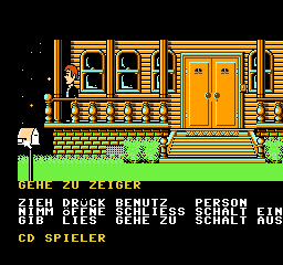 Maniac Mansion (Germany) In game screenshot